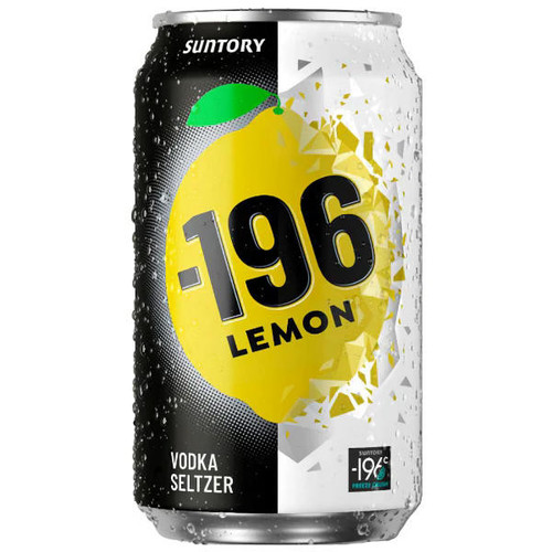 -196 Lemon Vodka Seltzer Ready To Drink 12oz 4 Pack Cans