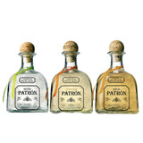 Patron 3-Bottle Bundle - Silver, Reposado & Añejo Tequila 750ml
